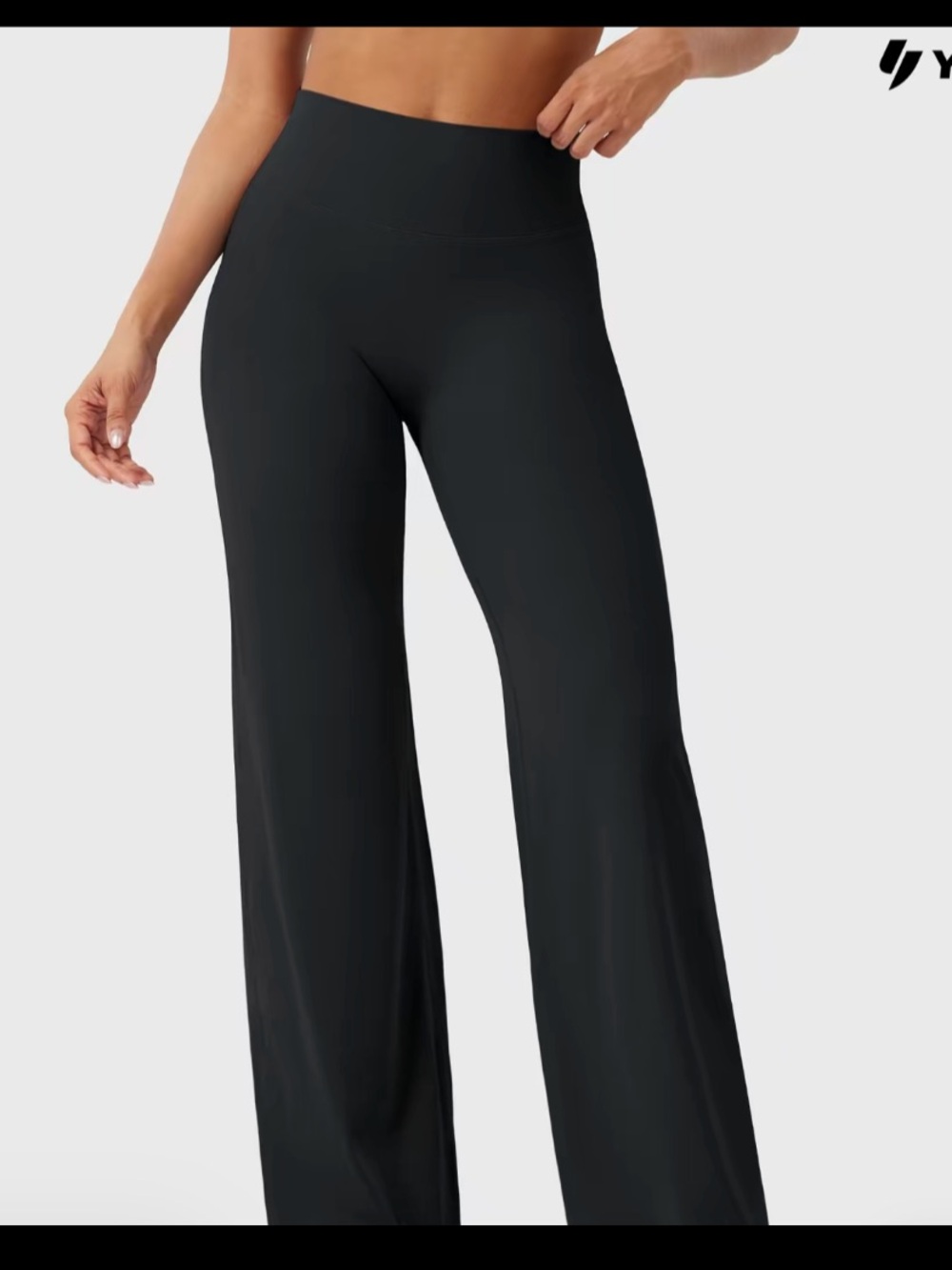 ๐๐คBlack Crossover Flare Leggings